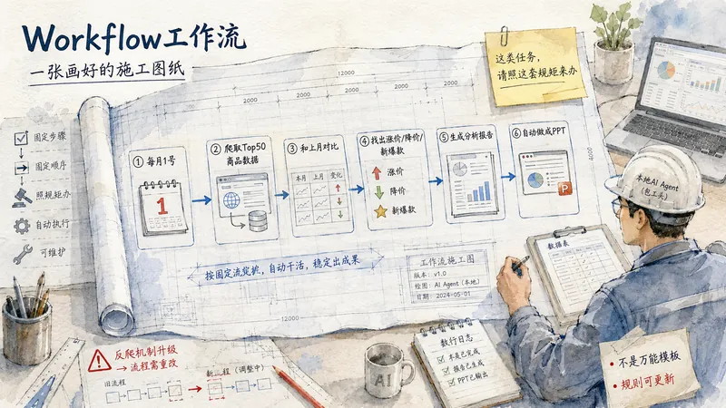 自动化工作流信息图设计